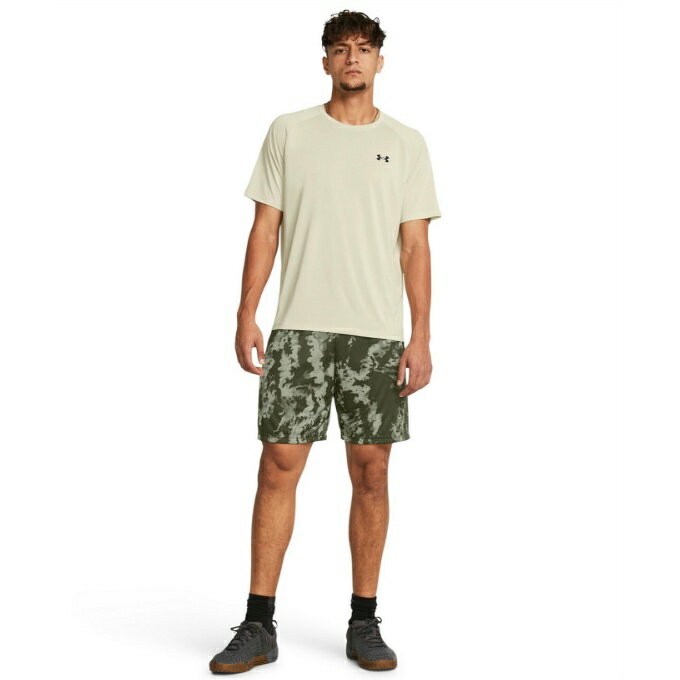 アンダーアーマー ハーフパンツ メンズ UA Tech Printed Short 1376945-392 UNDER ...