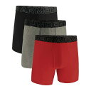 アンダーアーマー ボクサーパンツ メンズ Mens UA Perf Tech 6in 3pk 1387414-600 UNDER ARMOUR