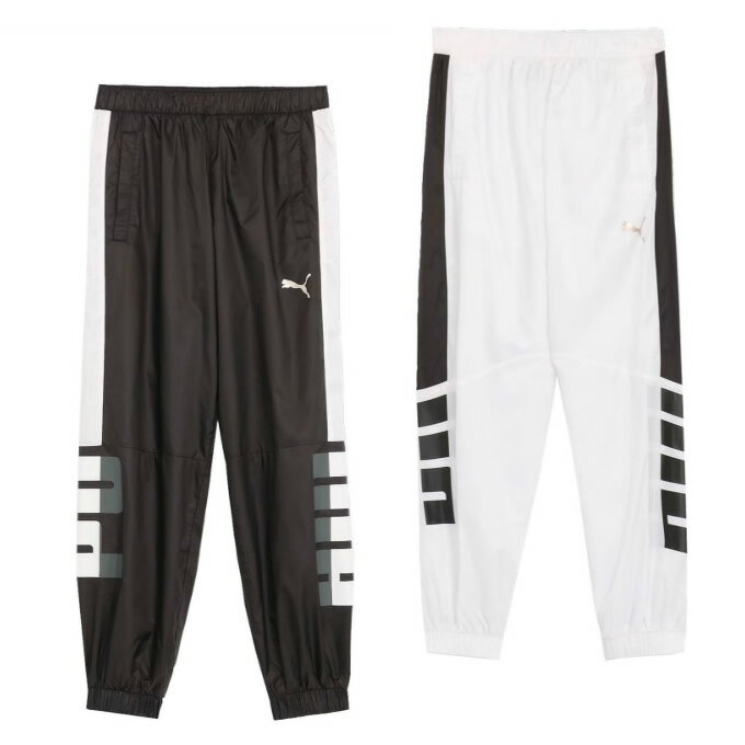 プーマ ウインドブレーカー パンツ メンズ トレーニング トレイン エッジ ウラメッシュウーブンパンツ 525201 PUMA ジャージ ウォームアップ その1