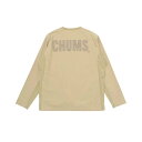 `X CHUMS TVc  Y GAgCXgb``XOX[uTVc Airtrail Stretch CHUMS L/S T-Shirt CH01-2343 Beige