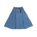 チャムス CHUMS ロングスカート レディース ビーバーカーゴスカート Beaver Cargo Skirt CH18-1290 Lt.Indigo