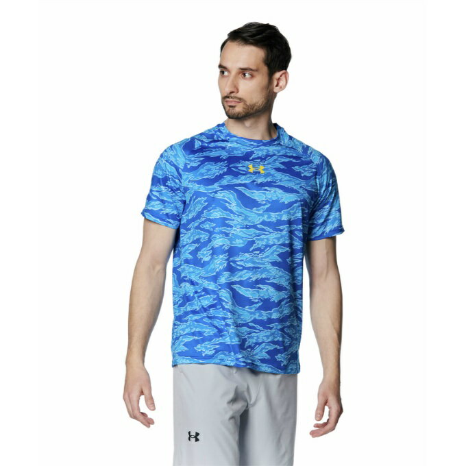 アンダーアーマー 野球ウェア 半袖Tシャツ メンズ UA Tech Novelty Short Sleeve T-Shirt 1384736-400 UNDER ARMOUR