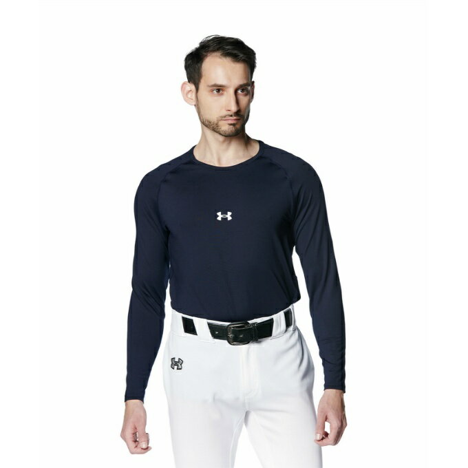 y܂Ƃߔōő|Cg10{6/4 20F00`6/11 1F59zA_[A[}[ 싅 A_[Vc  Y UA Heatgear Comfort Fitted Long Sleeve Crew Shirt 1384731-410 UNDER ARMOUR