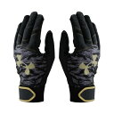【6月11日1:59まで!全品最大10%OFF】アンダーアーマー 野球 バッティンググローブ 両手用 メンズ UA Starter Batting Gloves 1384747-001 UNDER ARMOUR