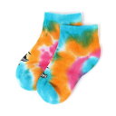 チャムス CHUMS アンクルソックス ジュニア キッズタイダイアンクルソックス Kid's Tie-Dye Ankle Socks 靴下 CH26-1010 ...