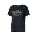 ニューバランス ランニングウェア Tシャツ 半袖 レディース スペシャルエディションプリントショートスリーブ AWT4107Y BK new balance