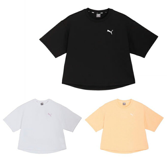 プーマ Tシャツ 半袖 レディース ウィメンズ サマーパック ベビーテリー 半袖 Tシャツ 680708 PUMA