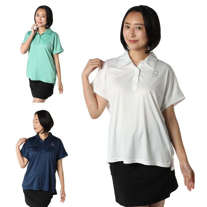 オプスト OPST ゴルフウェア ポロシャツ 半袖 レディース ゆったり半袖ポロシャツ OP220301B01