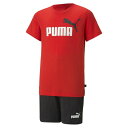 【全品対象最大10%OFFクーポン!7/13 10:00~7/15 23:59】プーマ Tシャツ 上下セット ジュニア Tシャツ & ショーツ セット 849616-21 PUMA