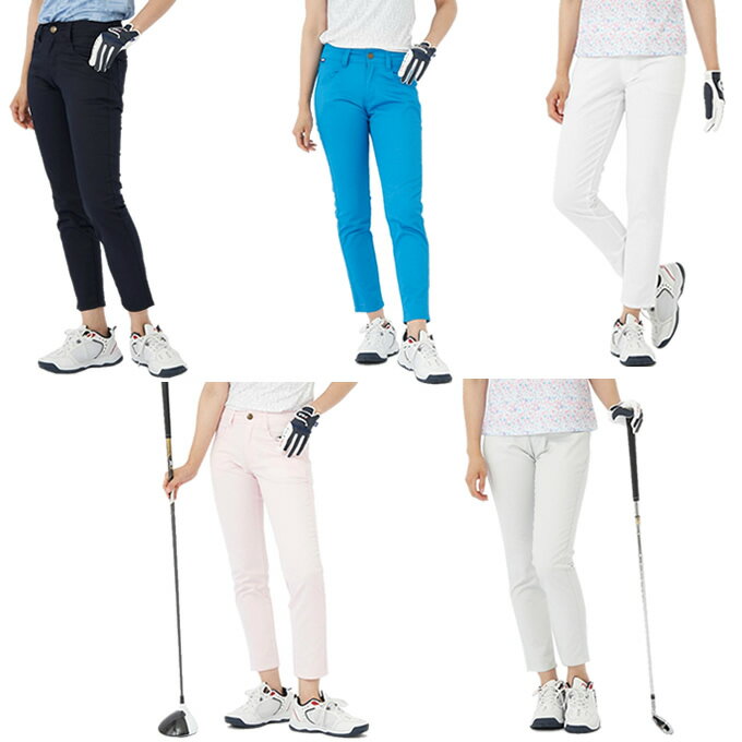 ADIDAS GOLF アディダスゴルフ 2022年モデル ストレッチパンツ ホワイト系 S 【中古】ゴルフウェア レディース