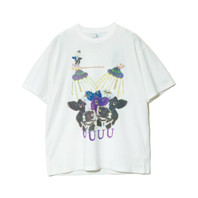 ゴースローキャラバン Go Slow Caravan Tシャツ 半袖 メンズ 攫われる牛TEE 322609 000のサムネイル