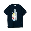 ゴースローキャラバン Go Slow Caravan Tシャツ 半袖 メンズ レディース Drymixカキ氷猫TEE 325601 064