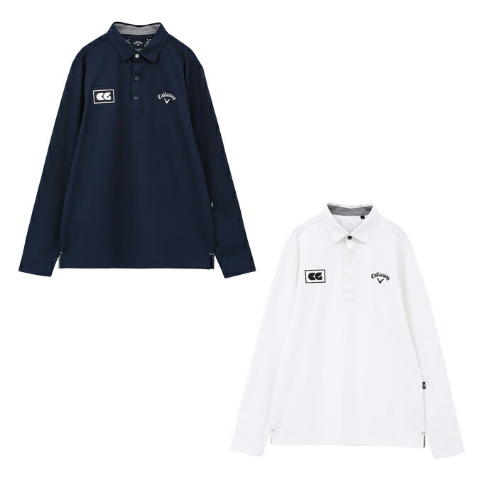 樂天商城 - キャロウェイ ゴルフウェア ポロシャツ 長袖 メンズ ロゴカノコ C24133100 Callaway