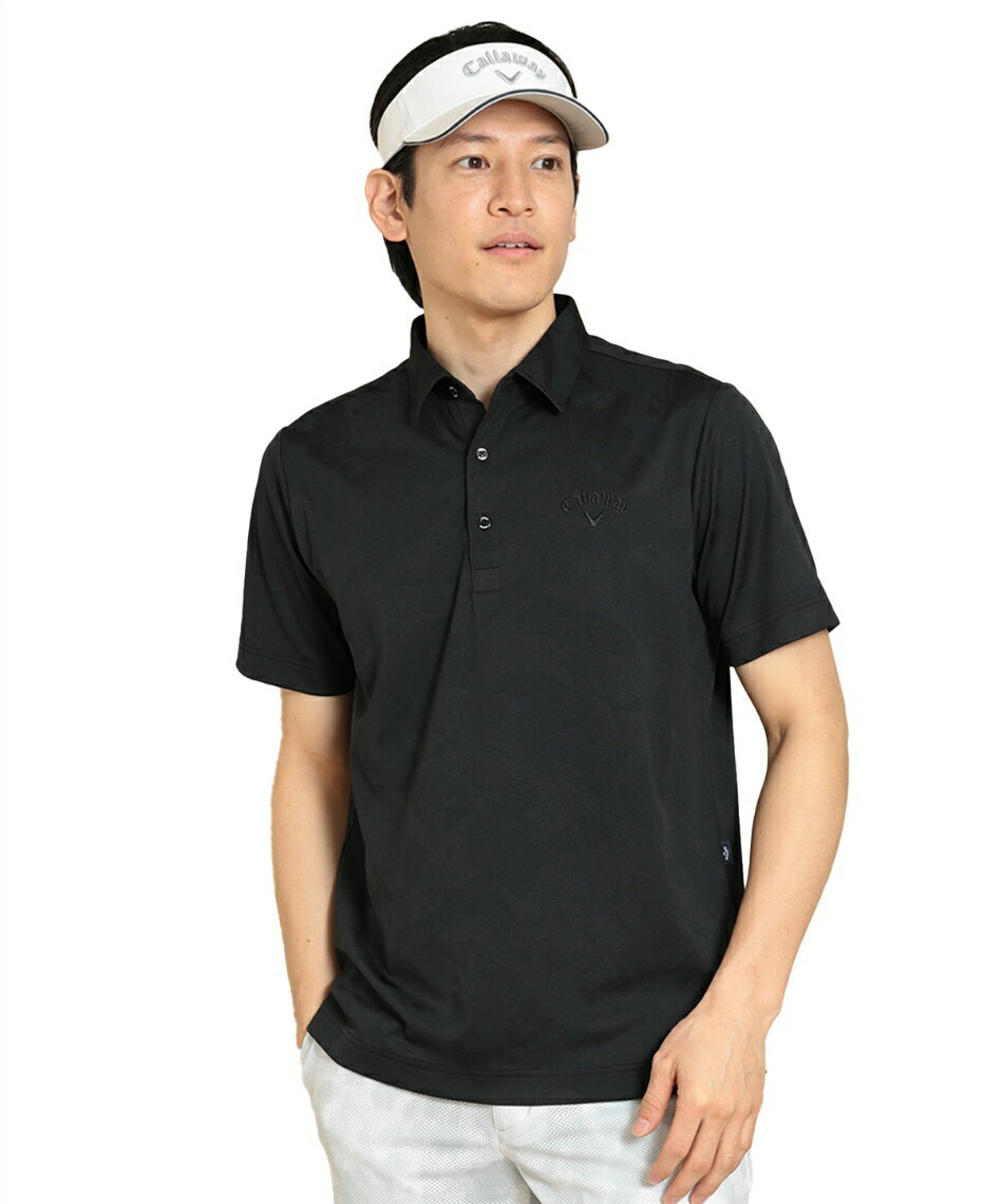 中古 メンズ キャロウェイ Callaway 半袖ポロシャツ LL 黒