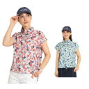 【全品対象最大10%OFFクーポン!7/13 10:00〜7/15 23:59】キャロウェイ ゴルフウェア ポロシャツ 半袖 レディース かざあなウォールアート...