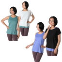 【最大10%OFFクーポン発行中!5/1 0:00〜5/5 23:59】 アンドライフ &life Tシャツ 半袖 レディース 汗染防止 2IN1Tシャツ AL...