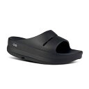 【全品対象ポイント最大7倍 5/30〜6/1】ウーフォス リカバリーサンダル 厚底 メンズ レディース ウーメガ ウーアー OOmega OOahh ブラック ...