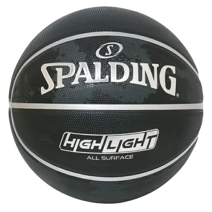 スポルディング SPALDING バスケットボール 5号球 ハイライト シルバー ラバー 5号...