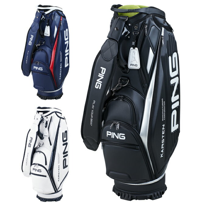 【全品対象最大10%OFF!11/20 20:00〜11/27 1:59】ピン キャディバッグ メンズ CB-P2401 オーセンティックワン 37509 PI...