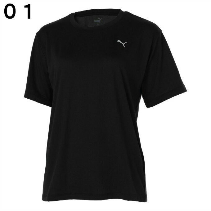 プーマ Tシャツ 半袖 レディース STANDARD ワンポイント 半袖機能T 525183 PUMA
