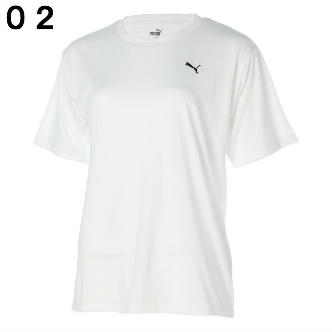 プーマ Tシャツ 半袖 レディース STANDARD ワンポイント 半袖機能T 525183 PUMA