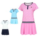 【全品対象最大10%OFFクーポン!7/13 10:00〜7/15 23:59】フィラ FILA テニスウェア Tシャツ 半袖 レディース ワンピース VL28...