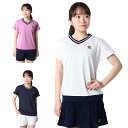 【全品対象最大10%OFFクーポン!7/13 10:00〜7/15 23:59】フィラ FILA テニスウェア バドミントンウェア Tシャツ 半袖 レディース ...