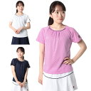 【全品対象最大10%OFFクーポン!7/13 10:00〜7/15 23:59】フィラ FILA テニスウェア バドミントンウェア Tシャツ 半袖 レディース ...