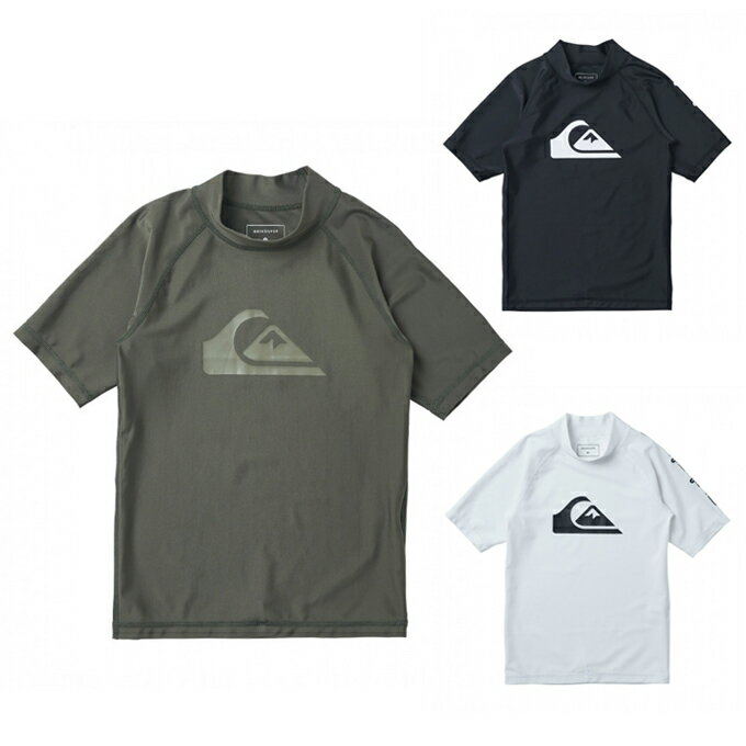 クイックシルバー 半袖 ジュニア ALL TIME SR YOUTH キッズ ラッシュガード KLY241022 水陸両用 UVカット 日焼け対策 QUIKSILVER 子供 水着 スイムウェアのサムネイル