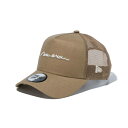 ニューエラ NEW ERA 帽子 キャップ メンズ レディース 9FORTY A-Frame トラッカー Cotton Flax Handwritten Logo 14109730