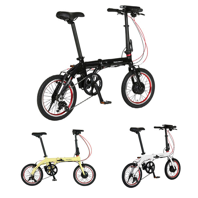 【1年保証付・送料無料】トランスモバイリー TRANS MOBILLY 電動自転車 NEXT163-S 92219 【メーカー取り寄せ】【ご自宅配送限定】‥