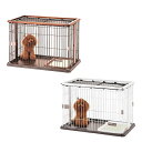 【全品対象最大10%OFF!11/20 20:00〜11/27 1:59】ペット ケージ 犬用 サークル ウッドワンサークル ホワイト 天井ネット ペット用品 ...