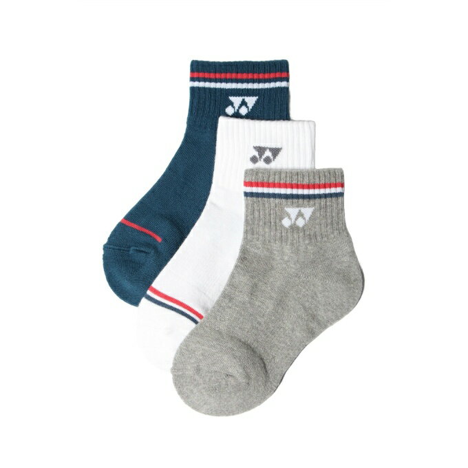 ヨネックス ソックス 3足組 ジュニア 限定 Jアンクルソックス 3P 19222JY YONEX