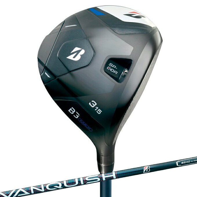 【新品】ブリヂストンゴルフ BRIDGESTONE GOLF フェアウェイウッド メンズ VANQUISH BS40 for MAX カーボンシャフト B3MAX FAIRWAY WOOD ゴルフクラブ