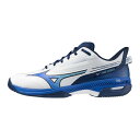 ミズノ テニスシューズ オールコート メンズ ウエーブエクシード5 WIDE AC 61GA231529 MIZUNO