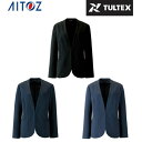 【全品対象最大10%OFFクーポン発行中!〜2025年7/26 1:59】レディース ノーカラージャケット スーツ AZ-630020 タルテックス TULTE...