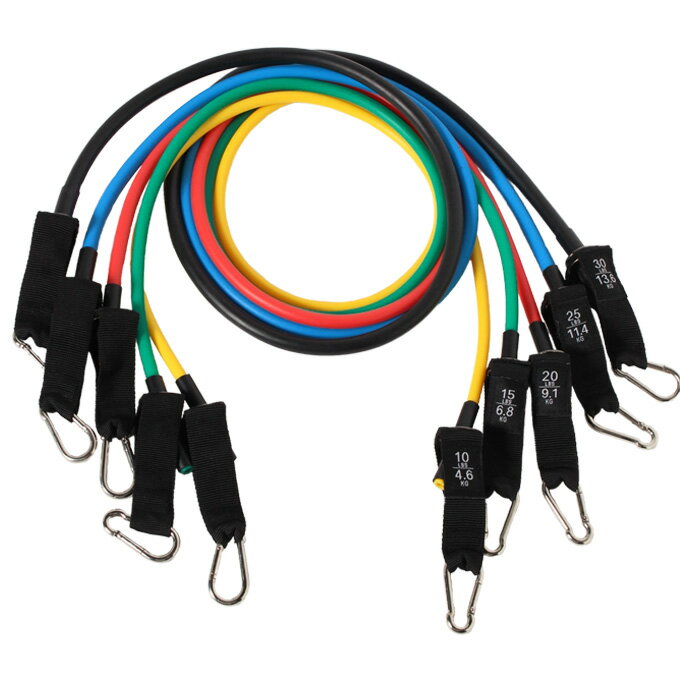 【全品対象最大10%OFF!11/20 20:00〜11/27 1:59】ビジョンクエスト VISION QUEST ゴムチューブ エクササイズチューブ5本セッ...