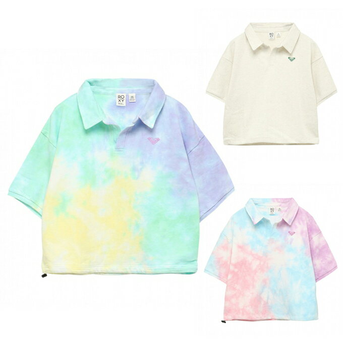 ロキシー ROXY ポロシャツ 半袖 レディース SPIN TOPS スウェット トップ RDK232625T