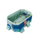 【全品対象最大10%OFFクーポン!7/29 10:00〜8/1 23:59】【在庫限り】 折り畳みポータブルプール185cm 24754 【ご自宅配送限定】‥