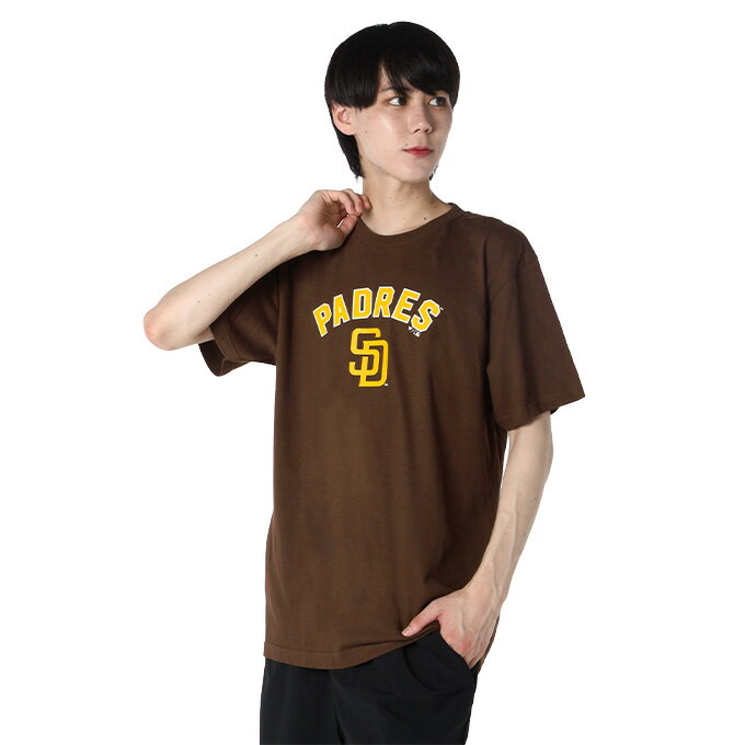 【全品対象最大10%OFF!11/20 20:00〜11/27 1:59】エムエルビー MLB 野球ウェア 半袖Tシャツ パドレス ネーム&なンバーT ダルビッ...