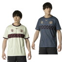 【全品対象最大10%OFFクーポン! 9/25 23:59まで】ミズノ サッカーウェア プラクティスシャツ 半袖 メンズ レディース フットボール ボーダーTE...