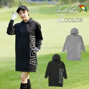 アーノルドパーマー ゴルフウェア ワンピース レディース スウェットフーディーワンピース AP220412C04 arnold palmer
