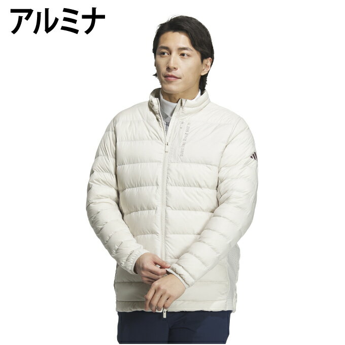 アディダス ゴルフウェア ダウンジャケット メンズ WIND.RDY チェストポケット付きフルジップダウンジャケット JTY62 adidas