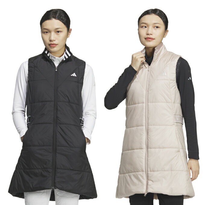 アディダス ゴルフウェア アウターベスト レディース WIND.RDY 撥水中わたロングベスト JSB87 adidas