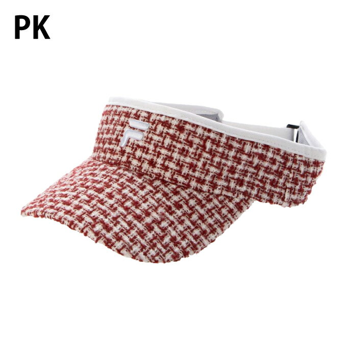 フィラ FILA ゴルフ サンバイザー レディース ツイードサンバイザー 794-922