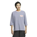 【最大10%OFFクーポン!7/4 20:00〜7/11 1:59】アディダス Tシャツ レディース カレッジ ルーズフィット ピケ 3/4袖(七分袖)Tシャツ KTX36-JG3779 adidas(4)