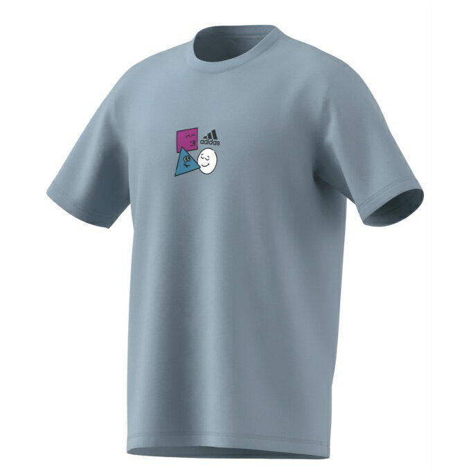 【スーパーセール限定クーポン発行！2025/6/4 20:00〜6/11 1:59】アディダス Tシャツ 半袖 メンズ ポジティビティ シェイプ グラフィック 半袖Tシャツ IW2704 JTM07 adidas
