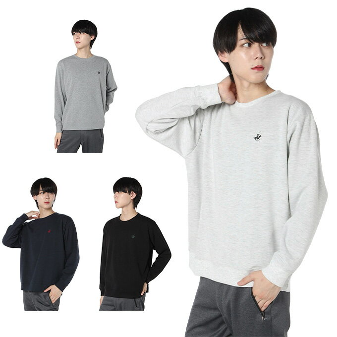 ビバリーヒルズポロクラブ BEVERLY HILLS POLO CLUB ゴルフウェア スウェット メンズ 裏ボアクルートレーナー 4432-5641