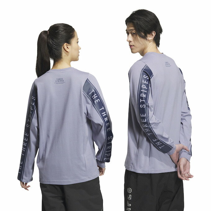 アディダス Tシャツ 長袖 メンズ レディース ワーディングパック ルーズフィット ...