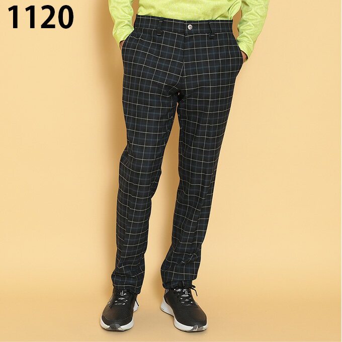 キャロウェイ ゴルフウェア ロングパンツ メンズ 8WAYストレッチ裏起毛チェックパンツ C24226116 Callaway